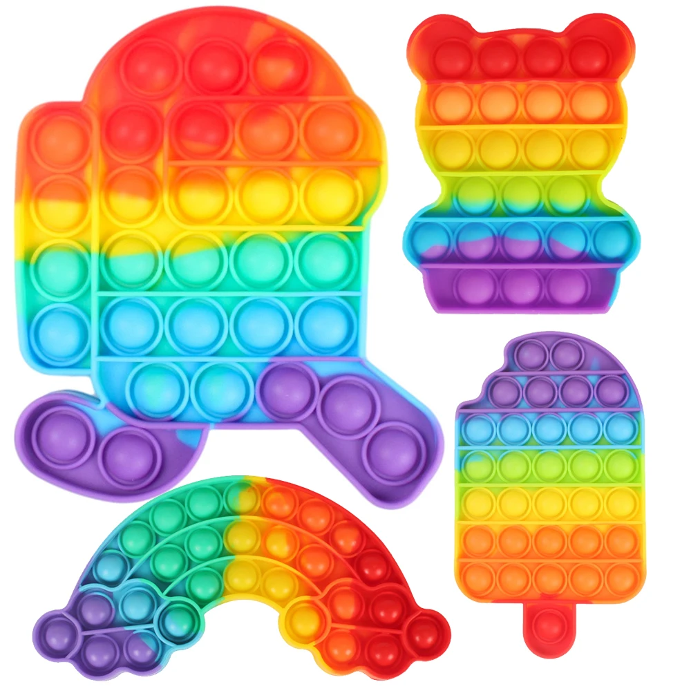 Bear Classic Pop Animal Fidget Toys Anti Stress Reliever Simple Dimple Sensory Toys Push Bubble Fidget Toy Antistress 2021
Bear Classic Pop Animal Fidget Toys Anti Stress Reliever Simple Dimple Sensory Toys Push Bubble Fidget Toy Antistress 2021