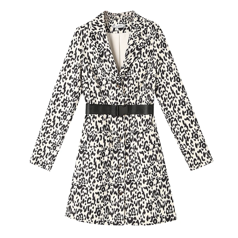 Leopard Sexy Elegant Slim Waist Mini Suit Dress Women Retro Long Sleeve Vestidos 2021 New Style Trendy Women Clothes
Leopard Sexy Elegant Slim Waist Mini Suit Dress Women Retro Long Sleeve Vestidos 2021 New Style Trendy Women Clothes