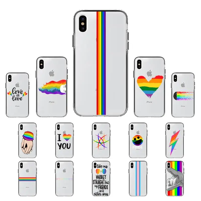 YNDFCNB Gay Lesbian LGBT Rainbow Pride Phone Case for iPhone 11 12 13 mini pro XS MAX 8 7 6 6S Plus X 5S SE 2020 XR case
YNDFCNB Gay Lesbian LGBT Rainbow Pride Phone Case for iPhone 11 12 13 mini pro XS MAX 8 7 6 6S Plus X 5S SE 2020 XR case