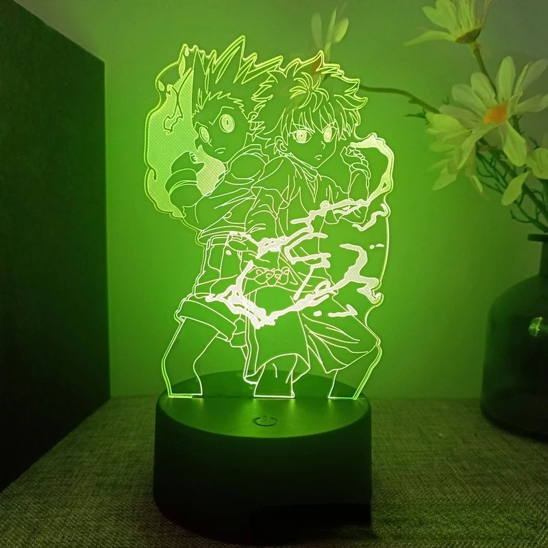 3D светодиодный ночник Animehunter X hunter KILLUA ZAOLDYECK, фигурка героя, украшение для детской спальни, акриловая настольная лампа, игрушки в подарок
3D светодиодный ночник Animehunter X hunter KILLUA ZAOLDYECK, фигурка героя, украшение для детской спальни, акриловая настольная лампа, игрушки в подарок