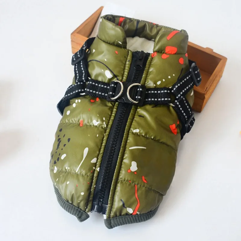 Pet Dog Waterproof Clothes Thickening Warm Puppy Jacket Coat Sleeveless Vest Snowsuit Autumn Winter Dog Costume
Pet Dog Waterproof Clothes Thickening Warm Puppy Jacket Coat Sleeveless Vest Snowsuit Autumn Winter Dog Costume