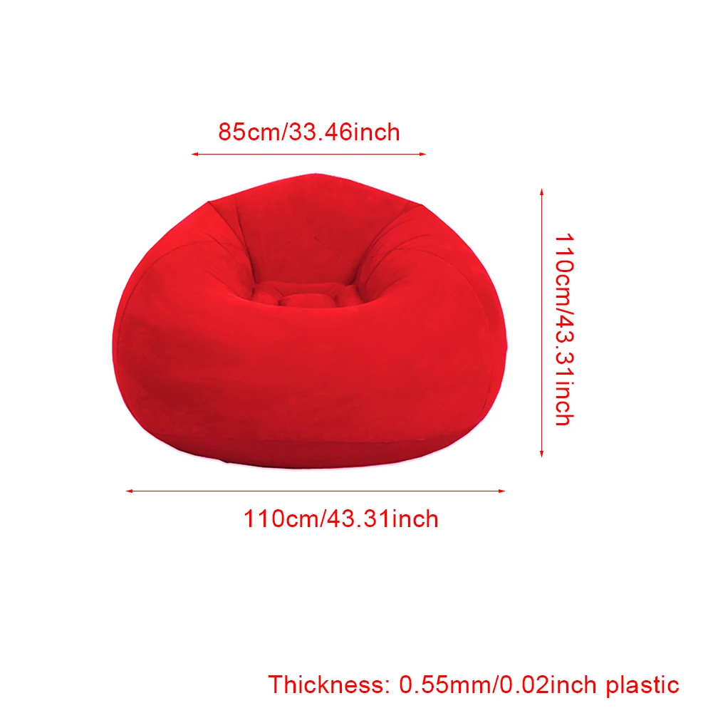 Recliner Washable Comfortable Bean Bag Chair Inflatable Lazy Sofa Folding Lounger Ultra Soft Couch Bedroom Living Room Outdoor
Recliner Washable Comfortable Bean Bag Chair Inflatable Lazy Sofa Folding Lounger Ultra Soft Couch Bedroom Living Room Outdoor