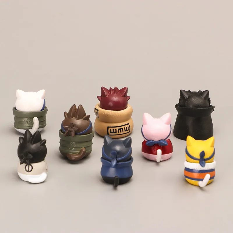8pcs/Lot 3cm Japanese Anime Naruto Action Figures Naruto Kakashi Sasuka Sasuke Itachi Gaara PVC Toys Model Figurine Toy Gift
8pcs/Lot 3cm Japanese Anime Naruto Action Figures Naruto Kakashi Sasuka Sasuke Itachi Gaara PVC Toys Model Figurine Toy Gift