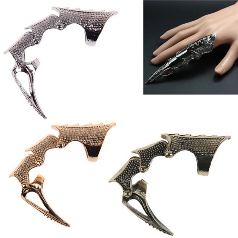 5pcs/lot Unisex Punk Knight Skull Double Finger Ring Knuckle Armour Full Finger Ring Gothic Punk Silvery Ghost Rings Men Woman
5pcs/lot Unisex Punk Knight Skull Double Finger Ring Knuckle Armour Full Finger Ring Gothic Punk Silvery Ghost Rings Men Woman