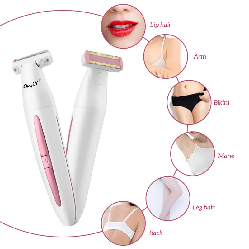 Women Face Body Hair Removal Lady Shaver Epilator Female Shaving Machine Electric Trimmer Female Razor Bikini Washable
Women Face Body Hair Removal Lady Shaver Epilator Female Shaving Machine Electric Trimmer Female Razor Bikini Washable