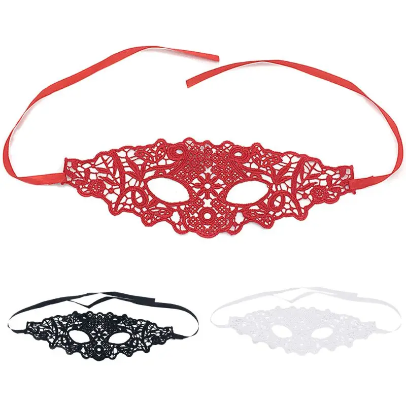 Womens Gothic Sexy Floral Lace Eye Mask Hollow Masquerade Party Cosplay Costume 
Womens Gothic Sexy Floral Lace Eye Mask Hollow Masquerade Party Cosplay Costume
