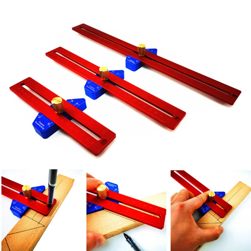 200/300/400mm Metric Line Scribe Ruler Aluminum alloy T-shaped mark ruler Measuring Ruler Woodworking Tools Gauges
200/300/400mm Metric Line Scribe Ruler Aluminum alloy T-shaped mark ruler Measuring Ruler Woodworking Tools Gauges