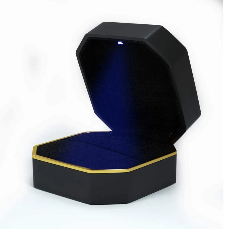 Ring Box with Led, Square Paint Wedding Ring Case Jewelry Gift Box Light for Proposal Engagement Wedding
Ring Box with Led, Square Paint Wedding Ring Case Jewelry Gift Box Light for Proposal Engagement Wedding