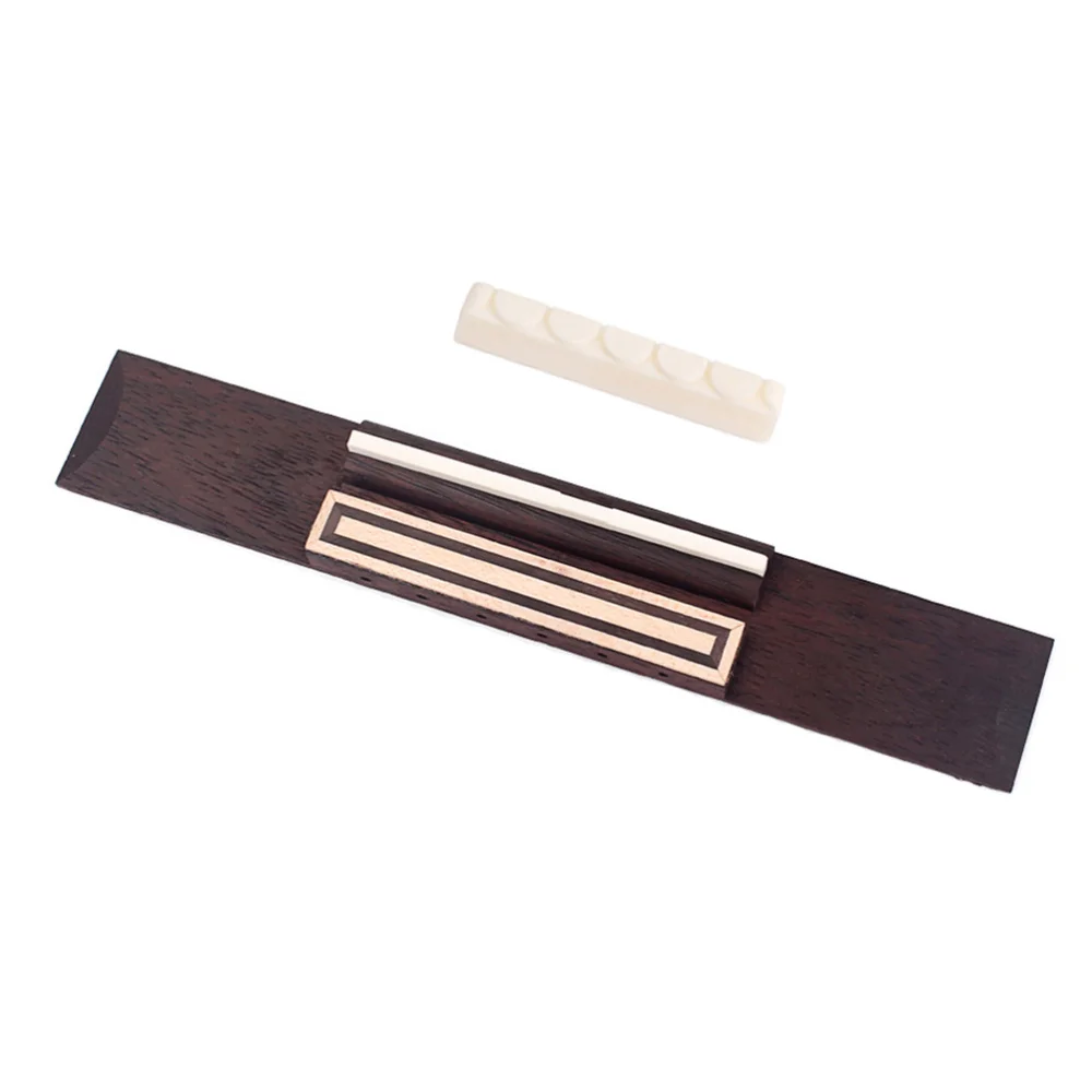 GO07 Rosewood Maple Guitar Bridge Acoustic Guitar Bridge Saddle and Nut for Guitar Accessories
GO07 Rosewood Maple Guitar Bridge Acoustic Guitar Bridge Saddle and Nut for Guitar Accessories