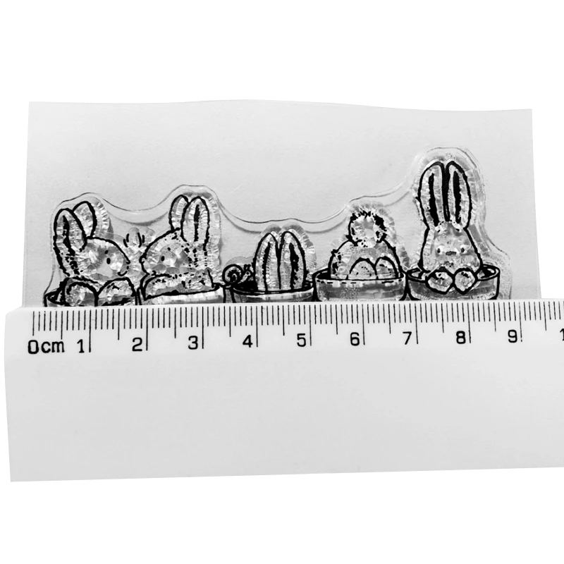 Easter Bunny Potted Plant Silicone Clear Seal Stamp DIY Scrapbooking Embossing 23GB
Easter Bunny Potted Plant Silicone Clear Seal Stamp DIY Scrapbooking Embossing 23GB