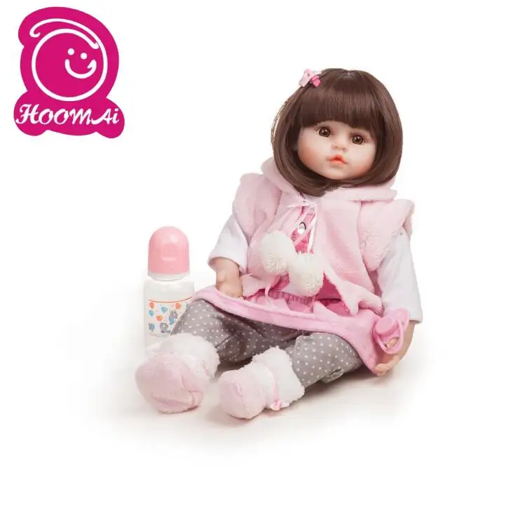18 дюймов 48 см Кукла Reborn Bebe для детей реалистичные игрушки детей|Игровые фигурки и