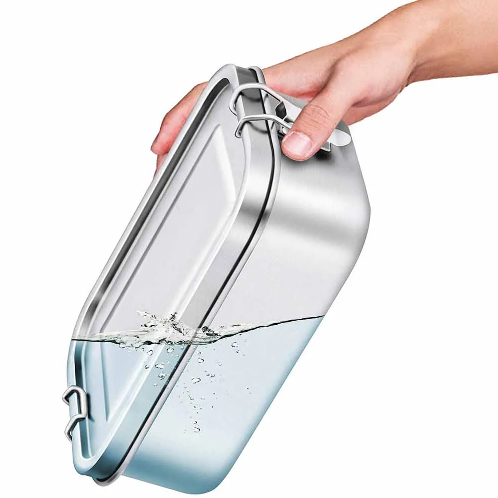 New Lunch Box 304 Top Grade Stainless Steel Silicone Seal Ring Leakproof Bento lunch box stainless steel
New Lunch Box 304 Top Grade Stainless Steel Silicone Seal Ring Leakproof Bento lunch box stainless steel