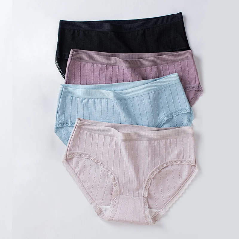 3 шт., женские трусы из натурального хлопка, средней посадки
3 шт., женские трусы из натурального хлопка, средней посадки