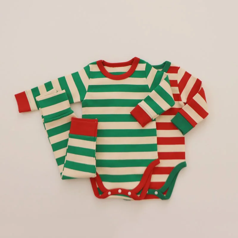 2022 Baby Clothing Set Autumn Winter Baby Girls Boys Christmas Set Striped Romper +Trousers Two-piece Suit Newborn Clothes
2022 Baby Clothing Set Autumn Winter Baby Girls Boys Christmas Set Striped Romper +Trousers Two-piece Suit Newborn Clothes