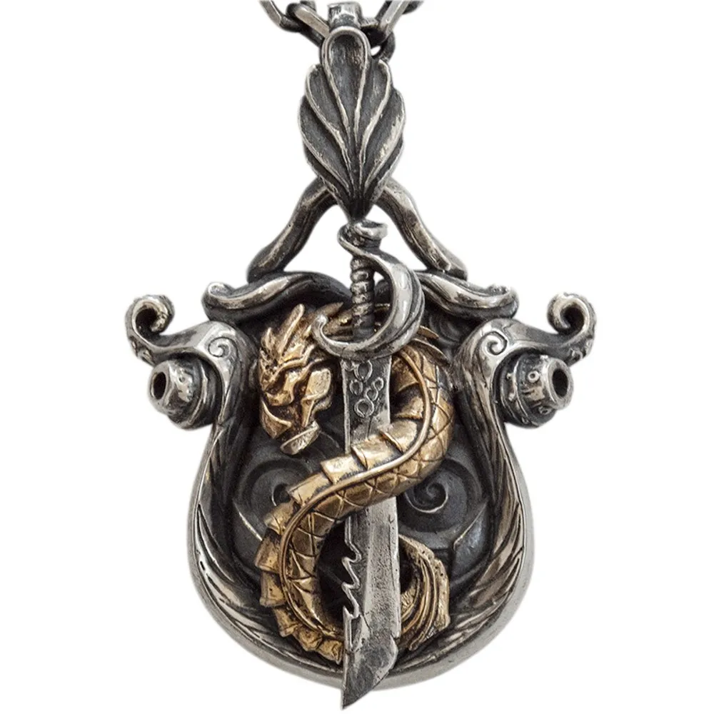 BOCAI Real Pure s925 sterling silver jewelry ins Korean version student domineering Man pendant boyfriend gift
BOCAI Real Pure s925 sterling silver jewelry ins Korean version student domineering Man pendant boyfriend gift