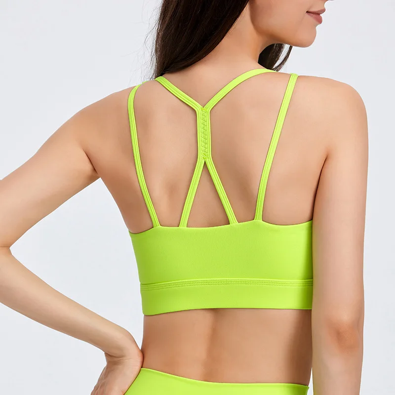 New Arrival 75%nylon25 %spandex Fitnesstights Sports Bra Gym Yoga Vest Top Run Underwear Without Steel Ring Removable Chest Pad
New Arrival 75%nylon25 %spandex Fitnesstights Sports Bra Gym Yoga Vest Top Run Underwear Without Steel Ring Removable Chest Pad