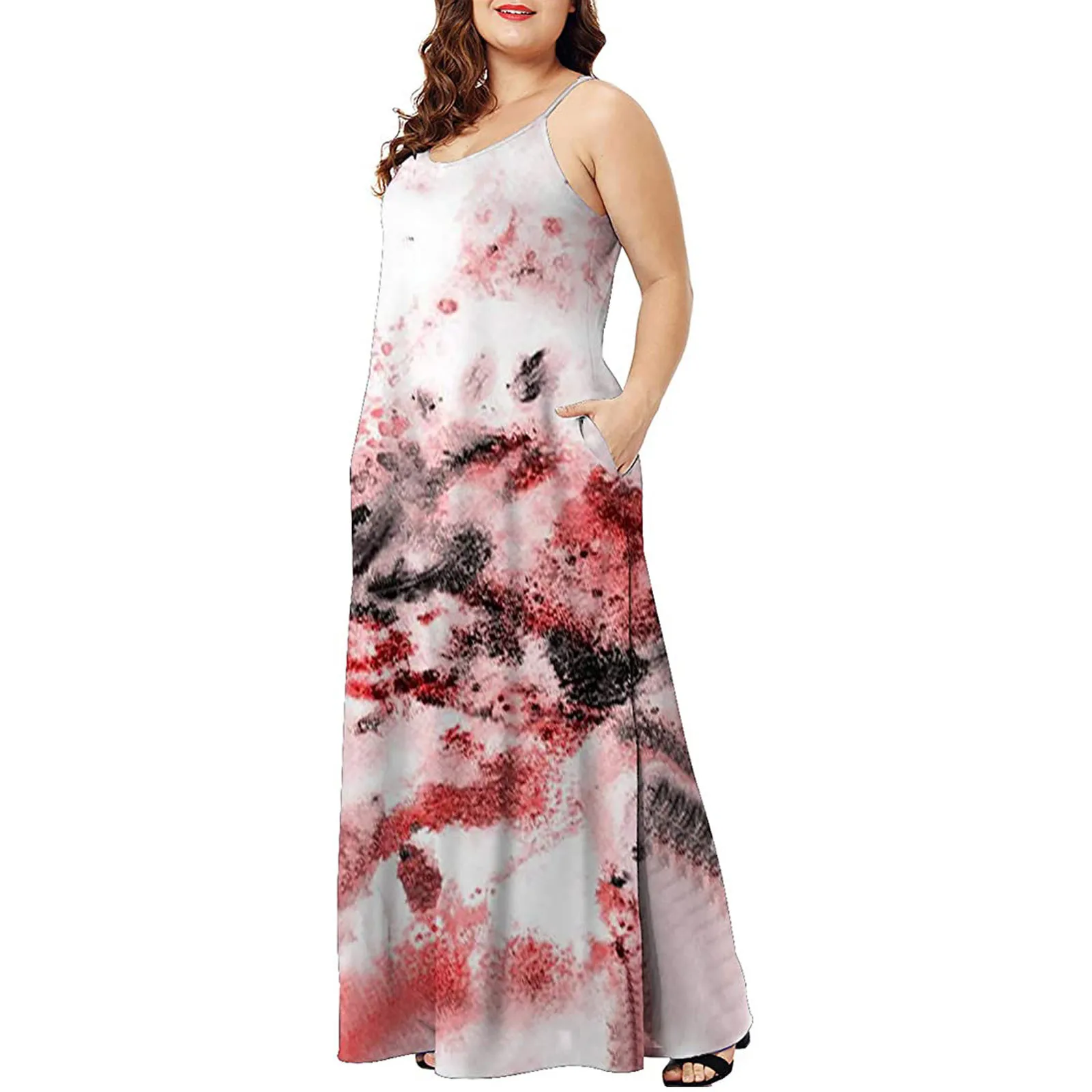 40# Gradient Color Long Dress Women Sexy Deep V Sling Long Dress Casual Plus Size Robe Femme Plus Size Low Cut Dress Women
40# Gradient Color Long Dress Women Sexy Deep V Sling Long Dress Casual Plus Size Robe Femme Plus Size Low Cut Dress Women