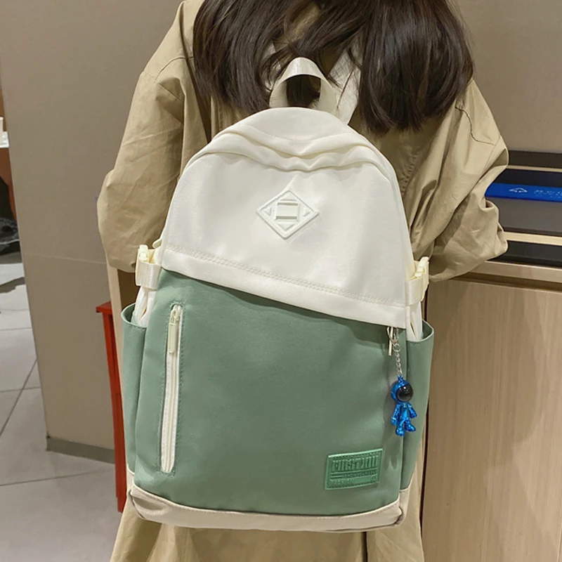 Patchwork Color Nylon Women Backpack Teen Lovely Travel Double Shoulder Rucksack Female Book Bag College Girl Schoolbag
Patchwork Color Nylon Women Backpack Teen Lovely Travel Double Shoulder Rucksack Female Book Bag College Girl Schoolbag