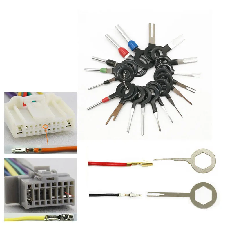 3/11/18/21/26/36pcs Car Terminal Removal Electrical Wiring Crimp Connector Pin Extractor Kit Car Electrico Repair Hand Tools Set
3/11/18/21/26/36pcs Car Terminal Removal Electrical Wiring Crimp Connector Pin Extractor Kit Car Electrico Repair Hand Tools Set