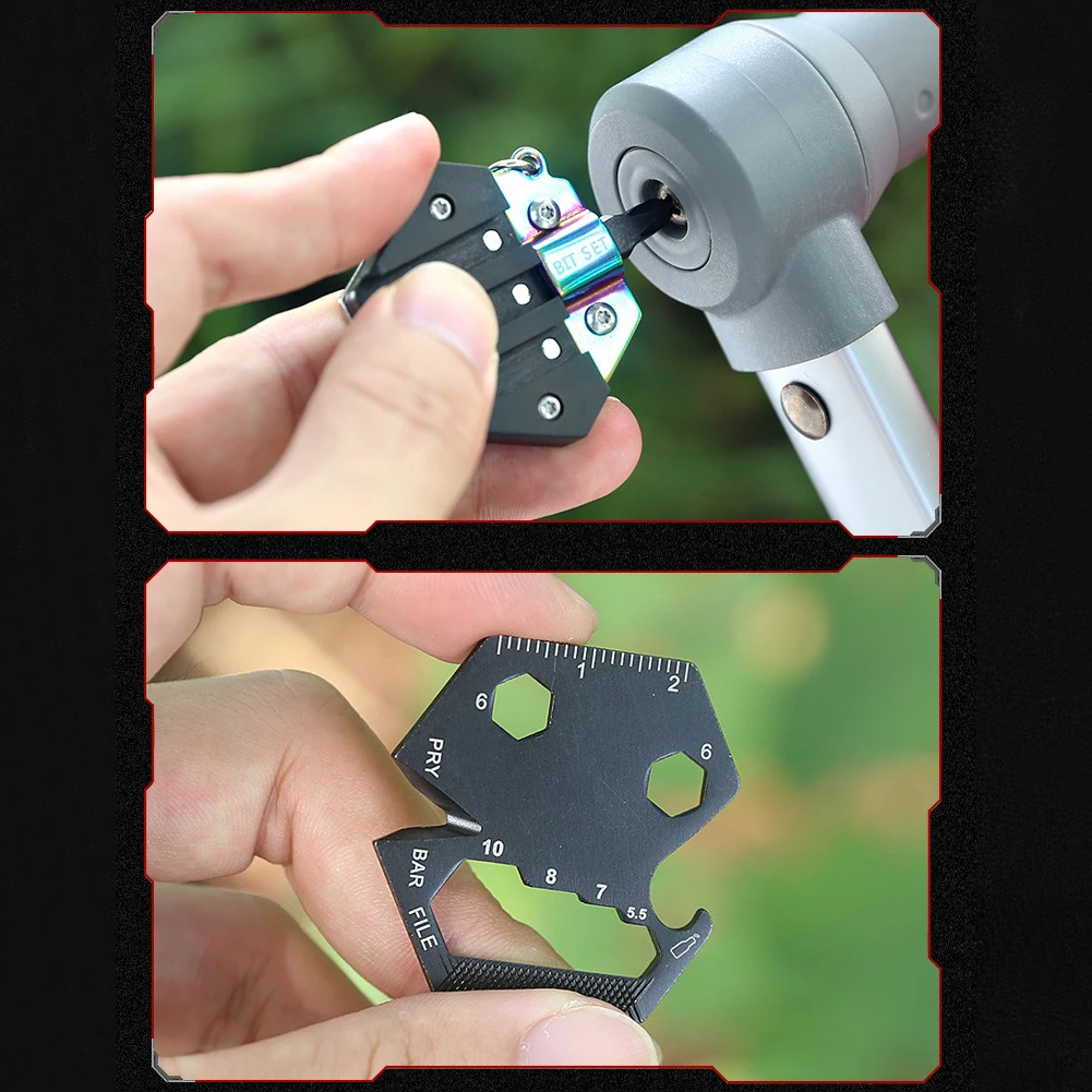 15 in 1Mini-coin 4.3cm*3.8cm EDC Screwdriver Outdoor Portable Mini-folder Multifunctional Walkman Emergency Survival Multi Tools
15 in 1Mini-coin 4.3cm*3.8cm EDC Screwdriver Outdoor Portable Mini-folder Multifunctional Walkman Emergency Survival Multi Tools