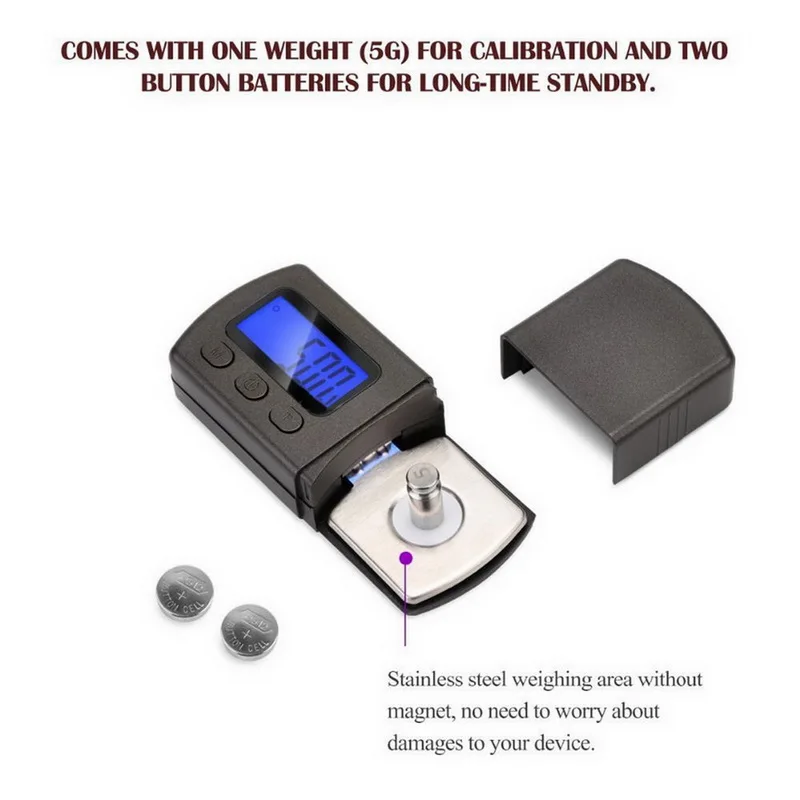 Цифровой проигрыватель Force Gauge Масштаб 5g/0 01g для измерения электрической нагрузки