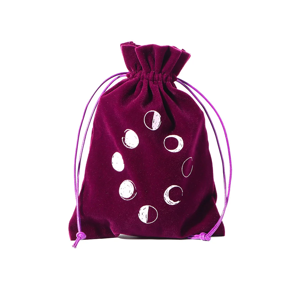 Velvet Tarot Storage Bag Moon Phase Oracle Card Divination Bag Board Game Bag Witch Fortune-telling Supplies
Velvet Tarot Storage Bag Moon Phase Oracle Card Divination Bag Board Game Bag Witch Fortune-telling Supplies