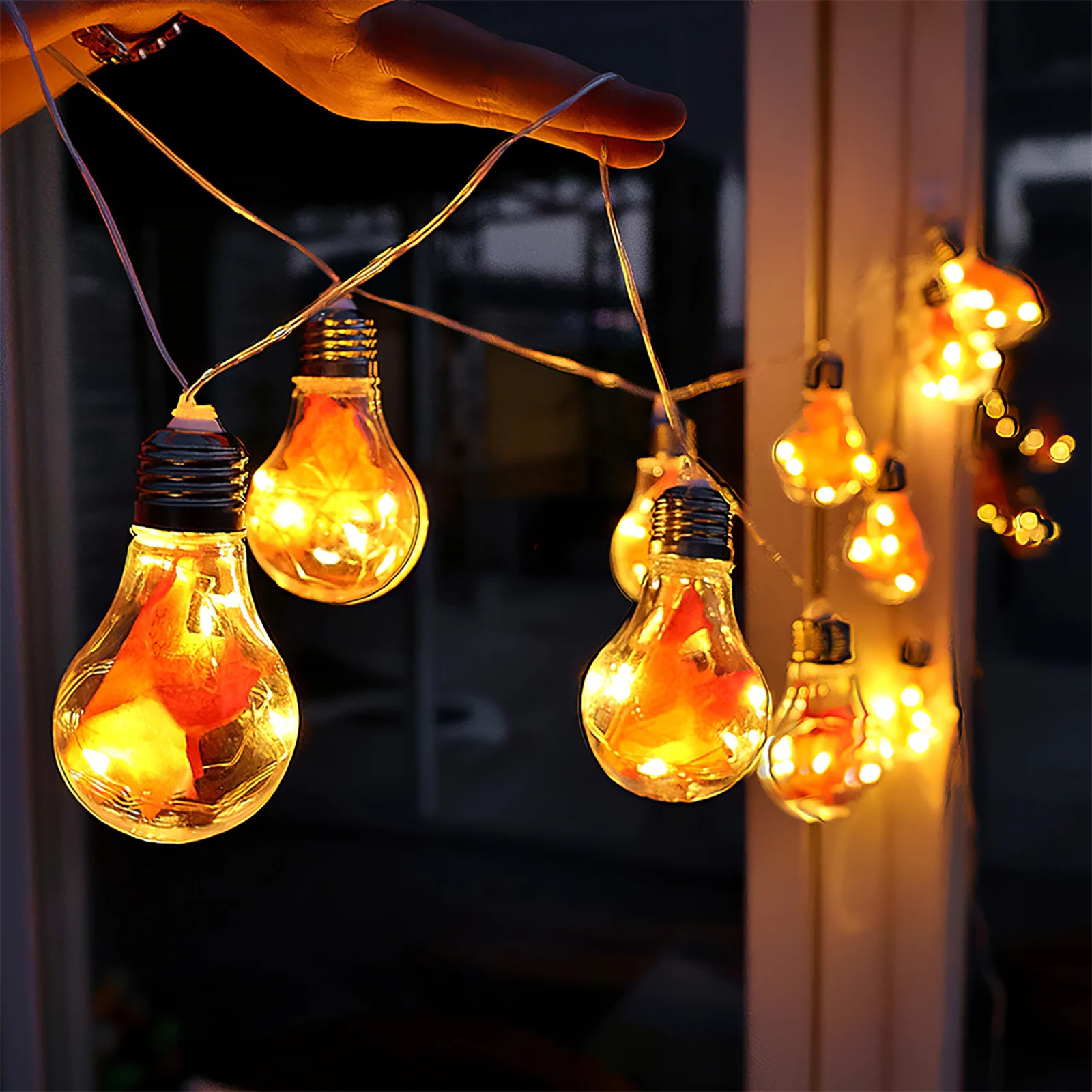 10 LEDs Bulb Maple Leaves String Light Battery Powered Ball Maple Leaves Wire Light Decorative Fairy Light for Festival Party
10 LEDs Bulb Maple Leaves String Light Battery Powered Ball Maple Leaves Wire Light Decorative Fairy Light for Festival Party