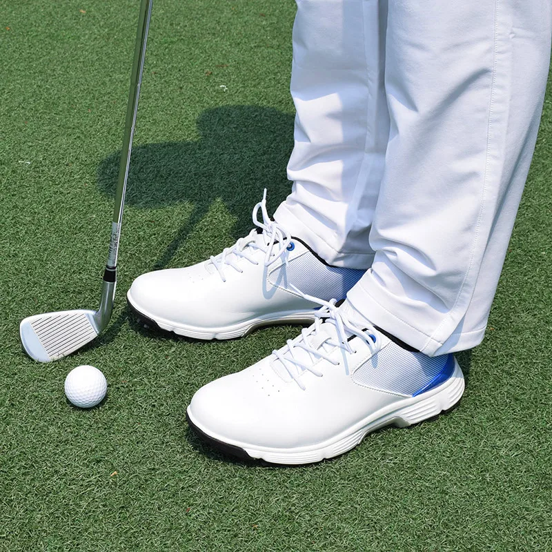 Men Professional Golf Shoes Waterproof Spikes Golf Sneakers Black White Mens Golf Trainers Big Size Golf Shoes for Men 
Men Professional Golf Shoes Waterproof Spikes Golf Sneakers Black White Mens Golf Trainers Big Size Golf Shoes for Men