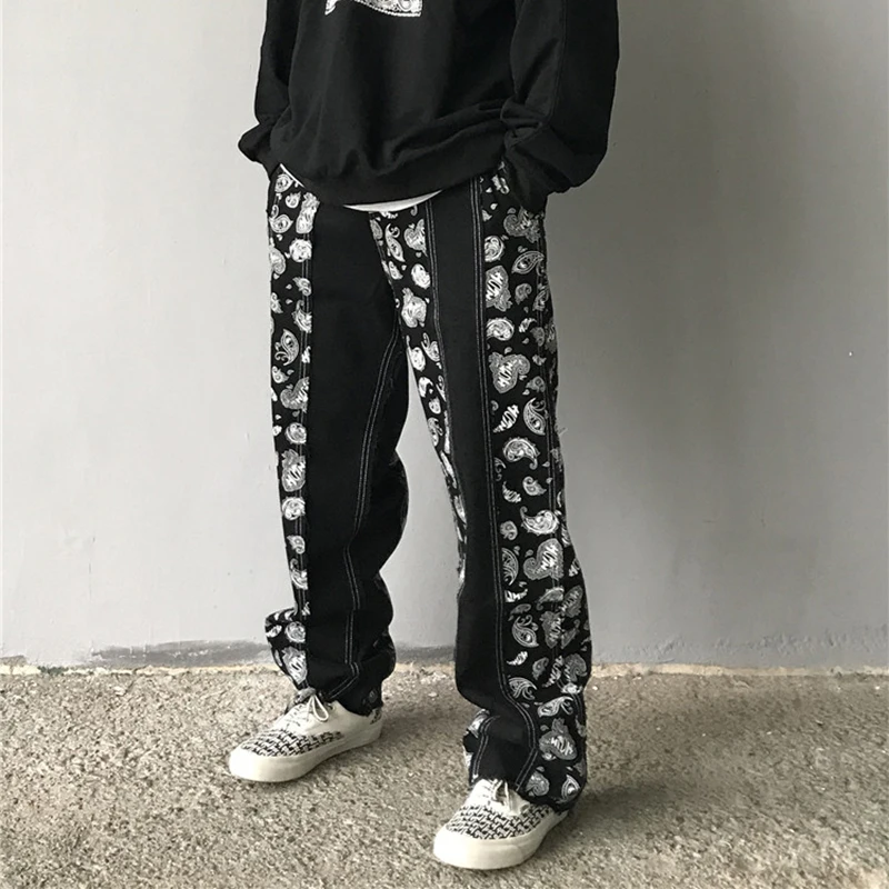 Original Retro Cashew Flower Black Casual Jeans Pants Mens Wide-leg Straight Loose Washed Denim Trousers Hip Hop Baggy Pants
Original Retro Cashew Flower Black Casual Jeans Pants Mens Wide-leg Straight Loose Washed Denim Trousers Hip Hop Baggy Pants