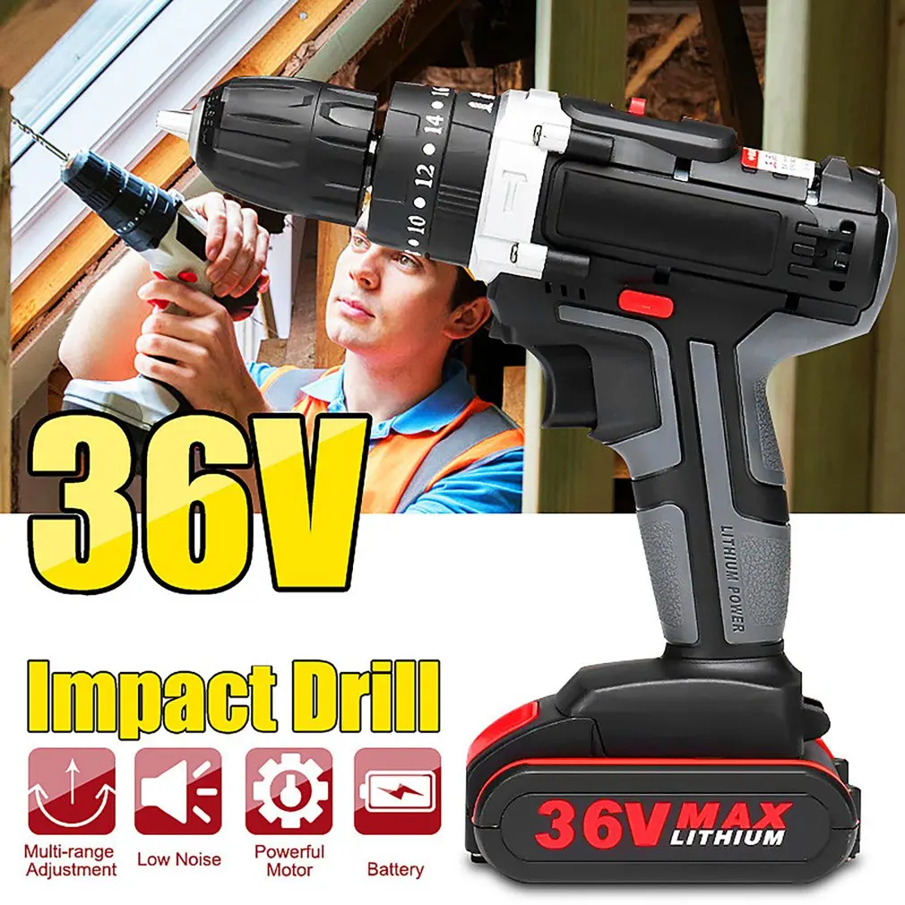 Ударная дрель 3 в 1, беспроводной шуруповерт, гайковерт с аккумулятором
Ударная дрель 3 в 1, беспроводной шуруповерт, гайковерт с аккумулятором