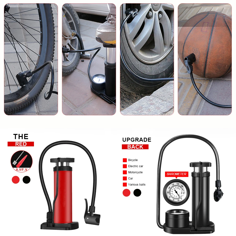 Foot Activated Bike Pump Bicycle Floor Pump Portable Mini Bicycle Tire Pump for Bike, Football, Yoga Ball, Air Pump Toy
Foot Activated Bike Pump Bicycle Floor Pump Portable Mini Bicycle Tire Pump for Bike, Football, Yoga Ball, Air Pump Toy