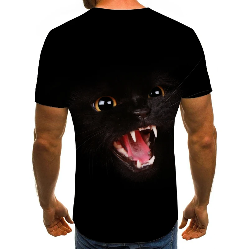 Cute cat T-shirt men's fashion high quality ladies short sleeve casual clothes tops funny animals 3DT shirts for boys and girls
Cute cat T-shirt men's fashion high quality ladies short sleeve casual clothes tops funny animals 3DT shirts for boys and girls
