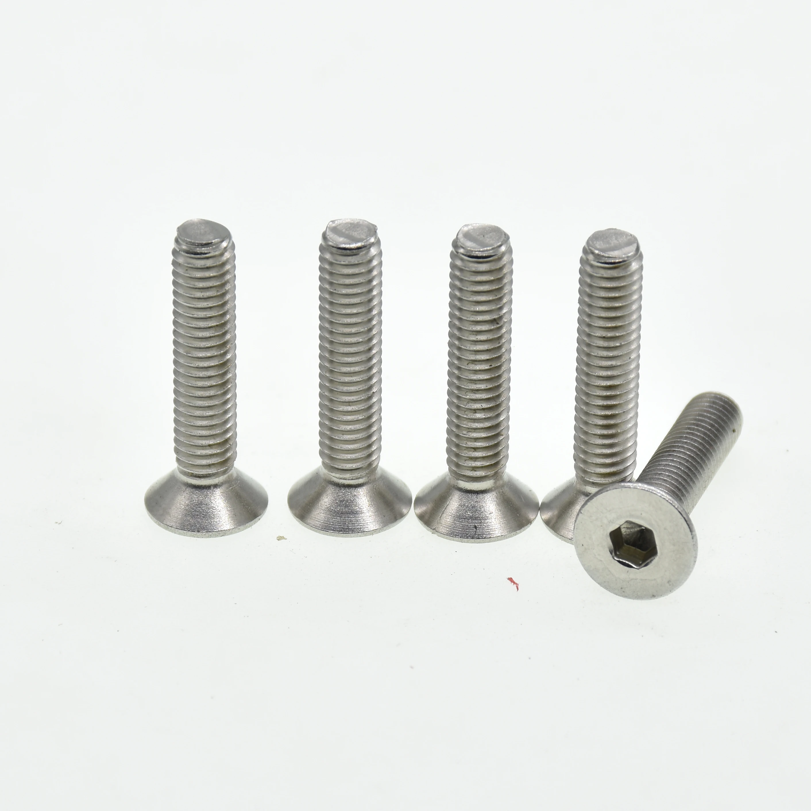 M5 M6 M8 M10 304 Stainless Steel Hexagon Hex Socket Countersunk Screw Flat Head Screw Allen Bolts DIN7991
M5 M6 M8 M10 304 Stainless Steel Hexagon Hex Socket Countersunk Screw Flat Head Screw Allen Bolts DIN7991