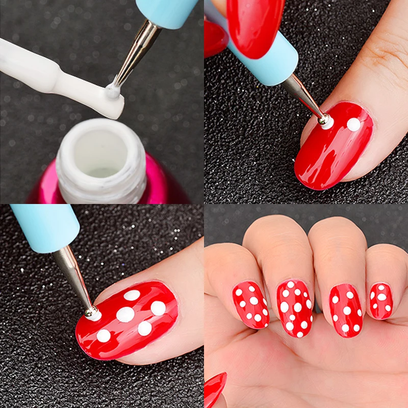 5 PCS 2 in 1 Way Ball Styluses Dotting Tool Silicone Color Shaper Brushes Pen for Polymer Clay Pottery Modeling Sculpture 
5 PCS 2 in 1 Way Ball Styluses Dotting Tool Silicone Color Shaper Brushes Pen for Polymer Clay Pottery Modeling Sculpture