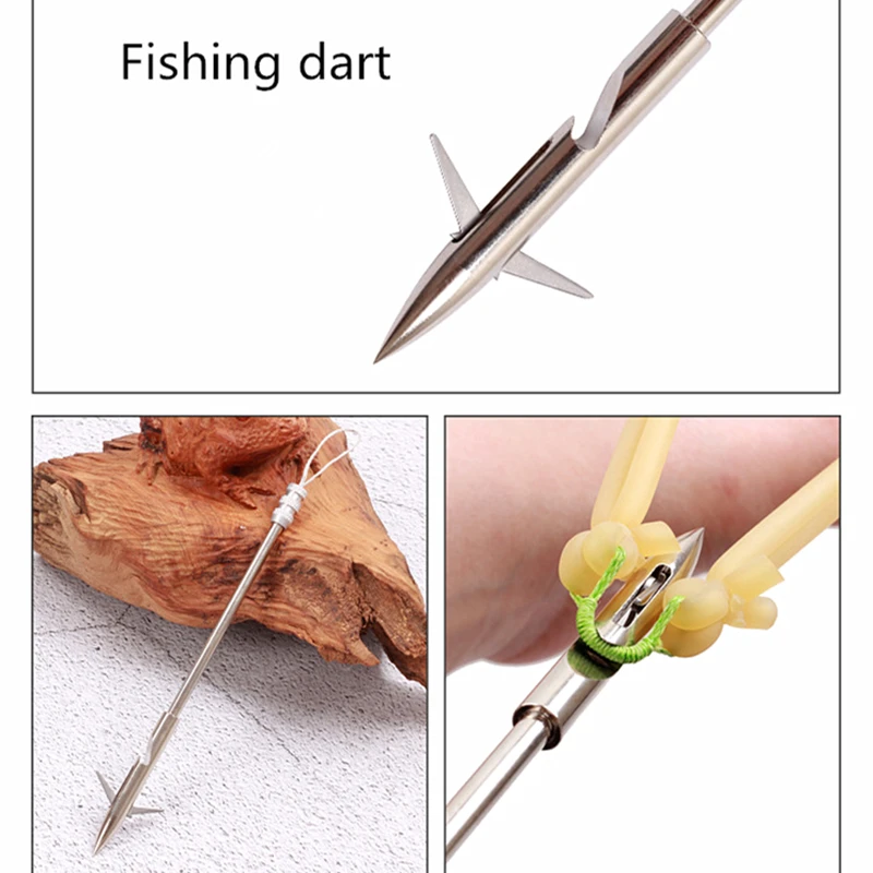 

3/6pcs Professional Steel Tip Darts Fish Wheel Catapult Dart Hunting Shooting Fishing Slingshot Steady Shooting Dart Removable
