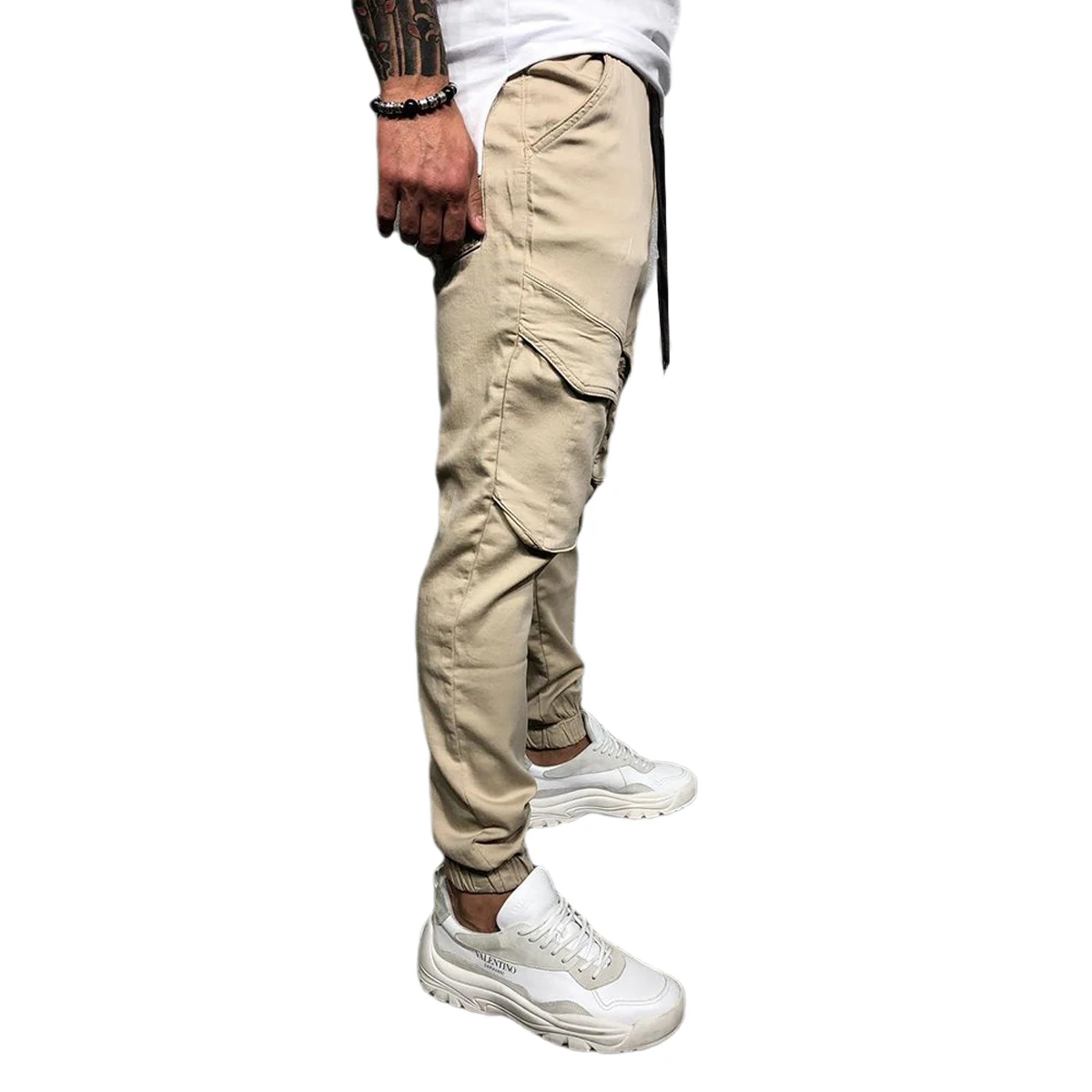 2020 Mens Plus Size Hip Pop Casual Cargo Pants Fashion Solid Color Multi Pocket Drawstring Beam Feet Trousers
2020 Mens Plus Size Hip Pop Casual Cargo Pants Fashion Solid Color Multi Pocket Drawstring Beam Feet Trousers