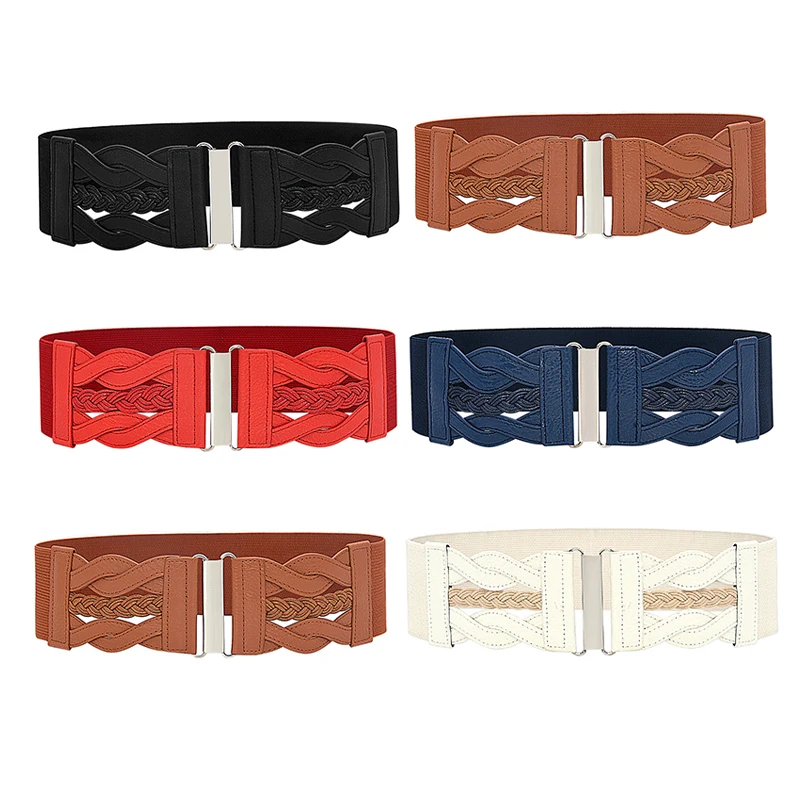 New 1PC Vintage Decorative Waistband Women Clothing clothing Comfortable Elastic Buckle Wide Belt Dress Waistband
New 1PC Vintage Decorative Waistband Women Clothing clothing Comfortable Elastic Buckle Wide Belt Dress Waistband