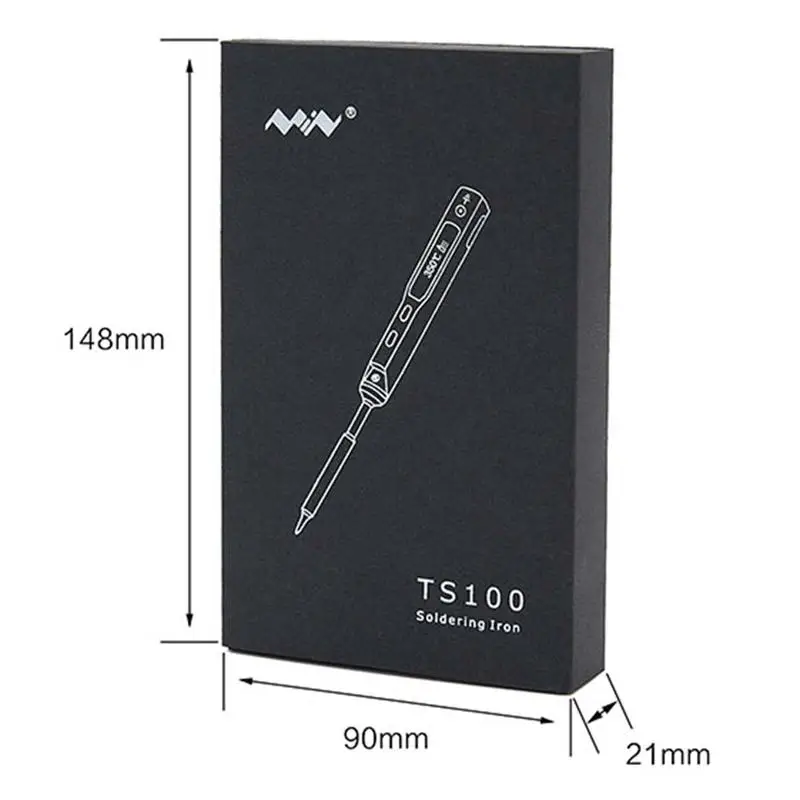 mini Portable 65W Programmable TS100 Electric Soldering Iron Stylish Digital LCD Display with TS-I Soldering Iron Tip
mini Portable 65W Programmable TS100 Electric Soldering Iron Stylish Digital LCD Display with TS-I Soldering Iron Tip