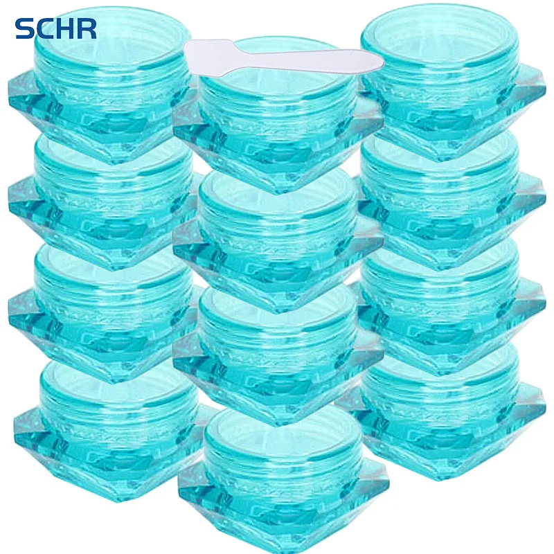 50Pcs 5ml Cosmetic Containers Diamond Shape Empty Container Travel Pot Jar for Eye Shadow Nails Powder Jewelry Cream Sample
50Pcs 5ml Cosmetic Containers Diamond Shape Empty Container Travel Pot Jar for Eye Shadow Nails Powder Jewelry Cream Sample