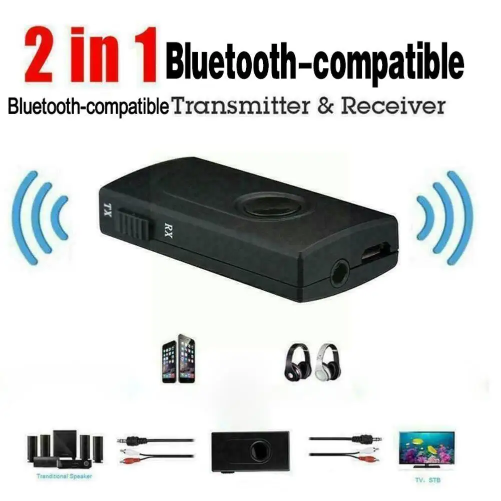 2 In 1 Bluetooth V4.2 Transmitter Receiver Wireless Supplies Transmitter Music Adapter Adapter Bluetooth Audio Bluet Stereo Y4M7 
2 In 1 Bluetooth V4.2 Transmitter Receiver Wireless Supplies Transmitter Music Adapter Adapter Bluetooth Audio Bluet Stereo Y4M7