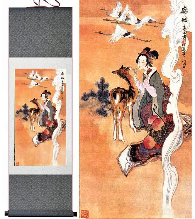 Traditional Chinese pretty girls painting Home Office Decoration beautifull women painting fairy painting
Traditional Chinese pretty girls painting Home Office Decoration beautifull women painting fairy painting