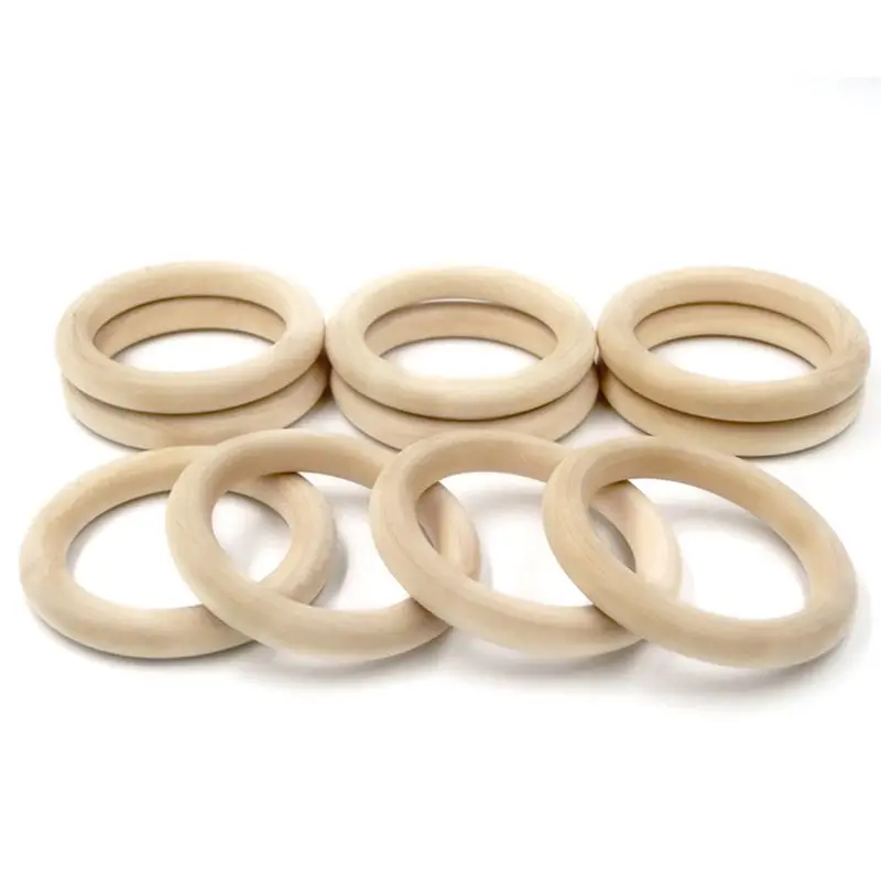 20 Pcs Natural Wooden Baby Teether Ring Infant Molars DIY Accessories Craft Toy P31B
20 Pcs Natural Wooden Baby Teether Ring Infant Molars DIY Accessories Craft Toy P31B