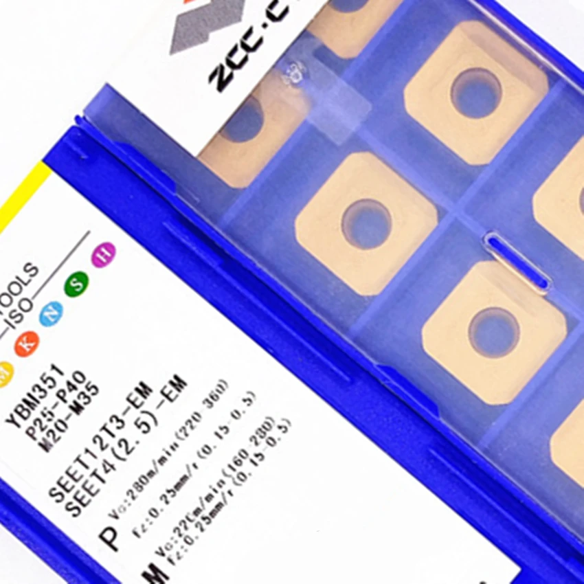 ZCC.CT SEET12T3-EM YBG302/SEET12T3-EM YBM251/SEET12T3-EM YBM351 SEET42.5 For Steel, stainless steel Carbide inserts 10PCS/BOX
ZCC.CT SEET12T3-EM YBG302/SEET12T3-EM YBM251/SEET12T3-EM YBM351 SEET42.5 For Steel, stainless steel Carbide inserts 10PCS/BOX