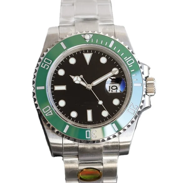 New Men's Watch Automatic Mechanical Stainless Steel Casual Ceramic Black Bezel Sapphire Crystal
New Men's Watch Automatic Mechanical Stainless Steel Casual Ceramic Black Bezel Sapphire Crystal