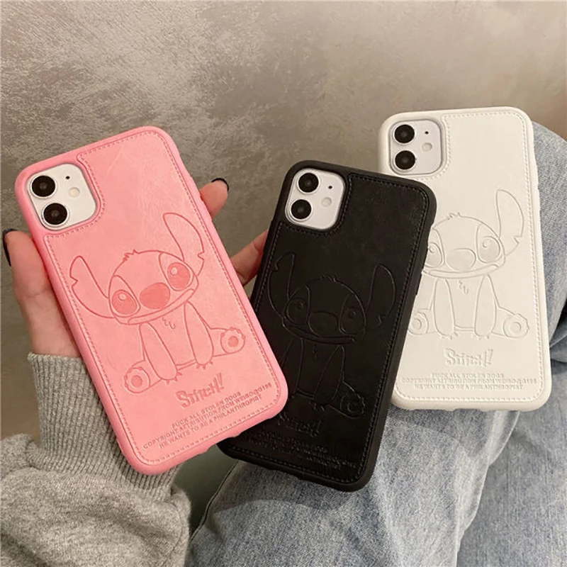 Disney Stitch Leather Luxury Case for iPhone 12 Pro Max 11 X XR XS Max 7 8 Plus Back Cover Anti-fall Stitch Full Body Shell
Disney Stitch Leather Luxury Case for iPhone 12 Pro Max 11 X XR XS Max 7 8 Plus Back Cover Anti-fall Stitch Full Body Shell
