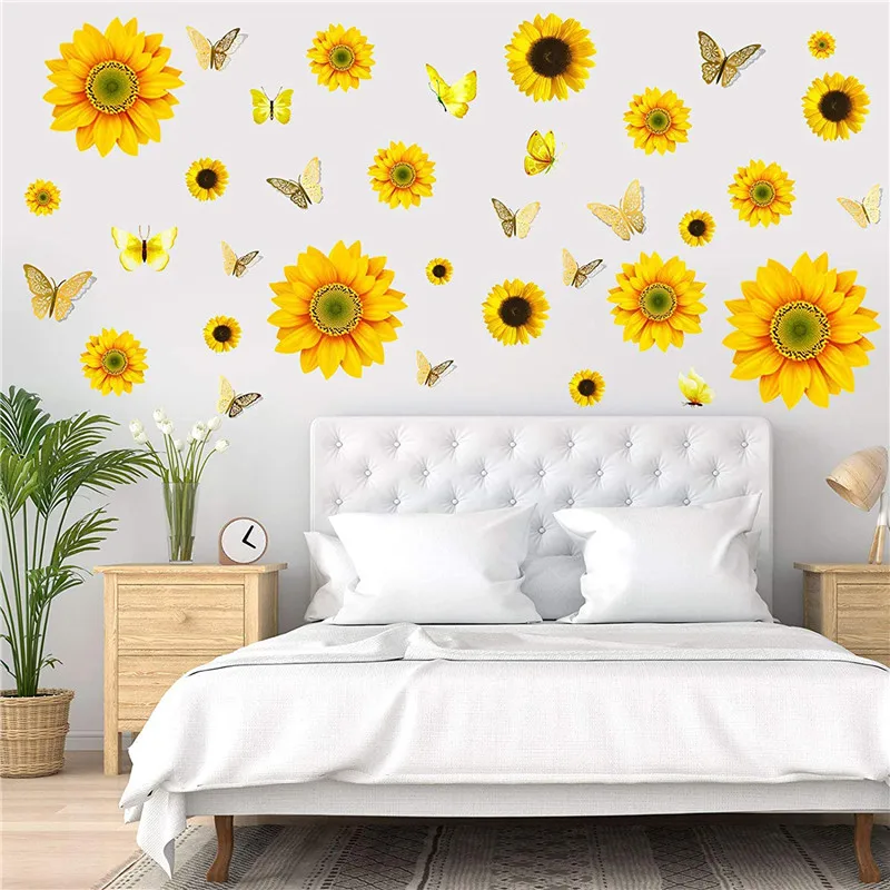 Sticker On The Wall Butterflies For Decoration Magnet Fridge Stickers Home Decoration 39 Pcs/Set Sunflower & Butterfly Wall
Sticker On The Wall Butterflies For Decoration Magnet Fridge Stickers Home Decoration 39 Pcs/Set Sunflower & Butterfly Wall
