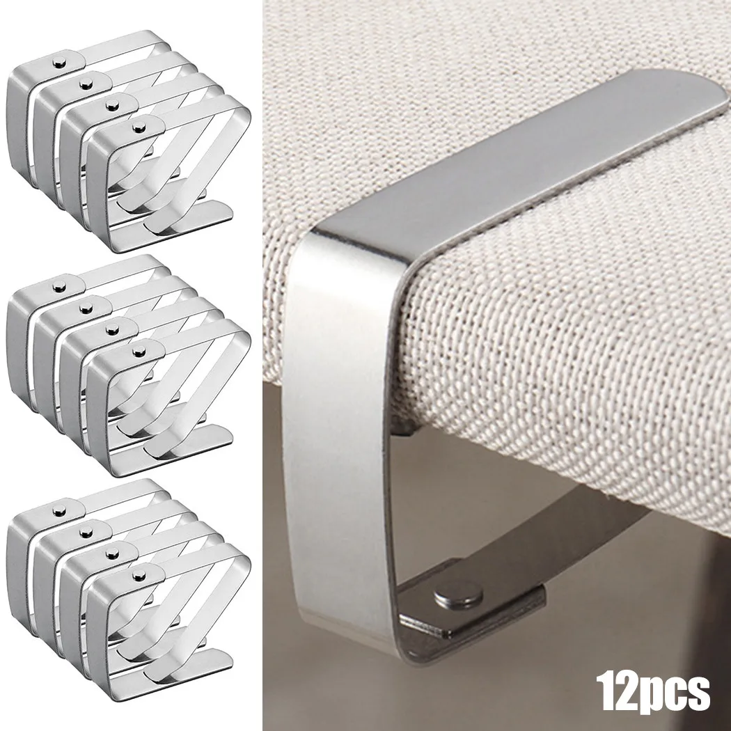 12x Stainless Steel Tablecloth Clamp Square Angle Clamp Table 2.5cm Adjustable Fixed Clamp Tablecloth Clamp Household Picnic
12x Stainless Steel Tablecloth Clamp Square Angle Clamp Table 2.5cm Adjustable Fixed Clamp Tablecloth Clamp Household Picnic