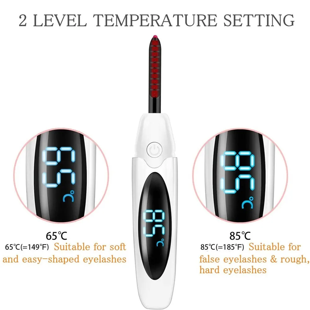 Electric Heated Eyelash Curler With Cleaning Brush Usb Charge Makeup Curling Kit Long Lasting Natural Eyelash Curler Beauty Tool
Electric Heated Eyelash Curler With Cleaning Brush Usb Charge Makeup Curling Kit Long Lasting Natural Eyelash Curler Beauty Tool