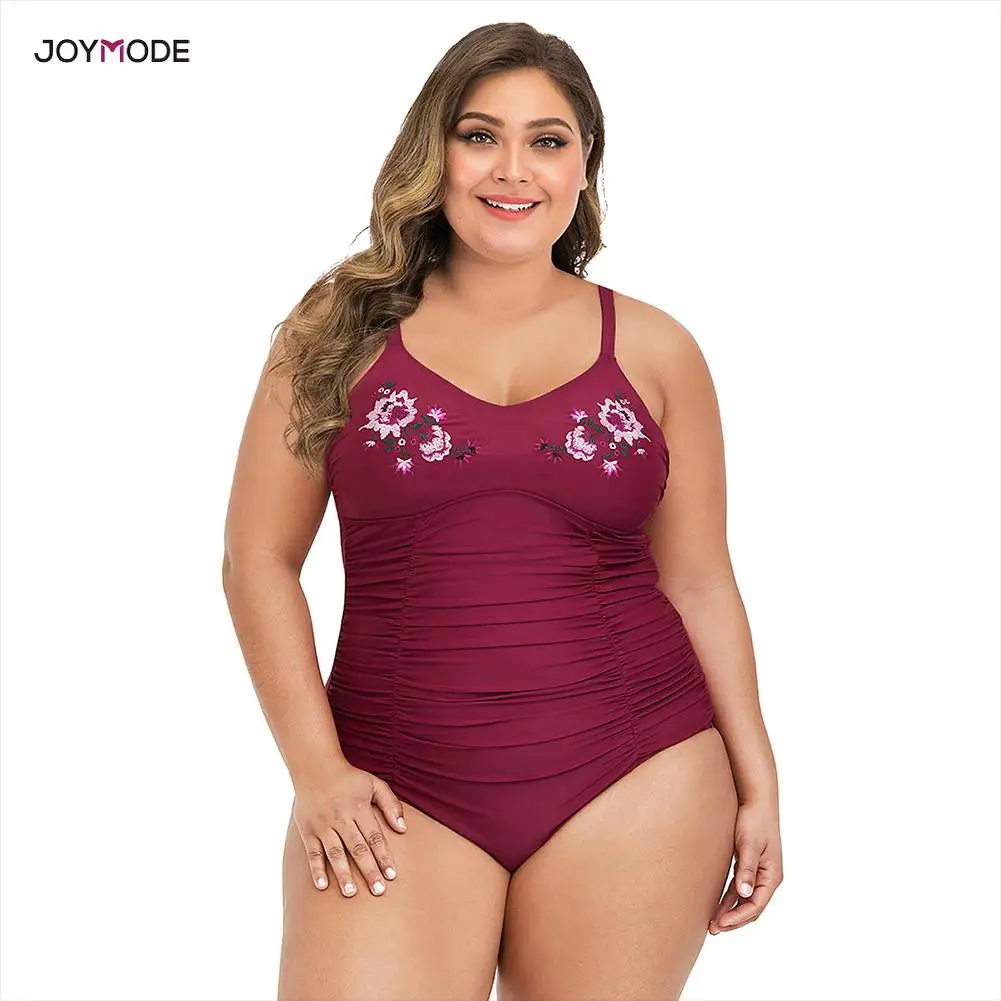 JOYMODE Plus Size Women One Piece Swimwear Solid Color Sexy Bathing Suit Tummy Control One Piece Bikini Large Size Swimsuit
JOYMODE Plus Size Women One Piece Swimwear Solid Color Sexy Bathing Suit Tummy Control One Piece Bikini Large Size Swimsuit