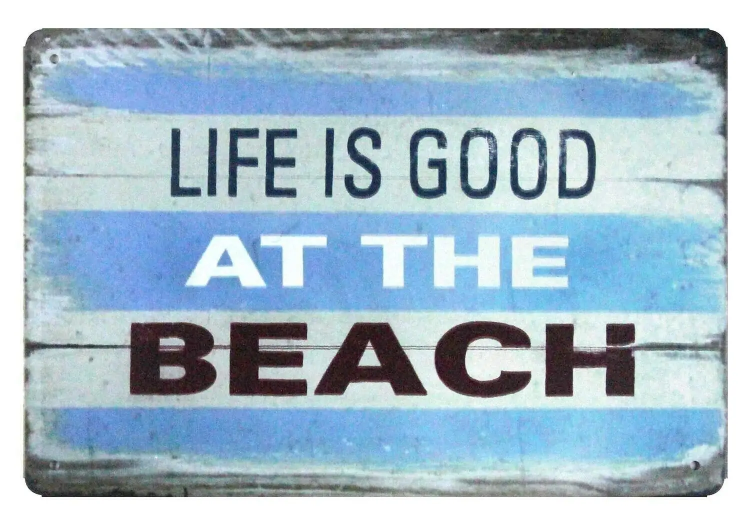 Tin Metal Sign Life is Good at Beach Marine Decorative Accessories Home Decoration Nostalgic Retro Vintage Mural Dimensions
Tin Metal Sign Life is Good at Beach Marine Decorative Accessories Home Decoration Nostalgic Retro Vintage Mural Dimensions